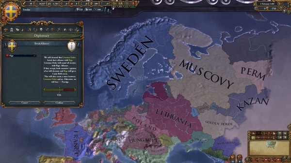 Screenshot for Europa Universalis IV: Rights of Man on PC