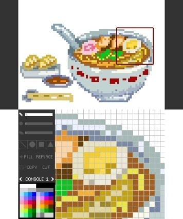 Screenshot for Pixel Paint on Nintendo 3DS