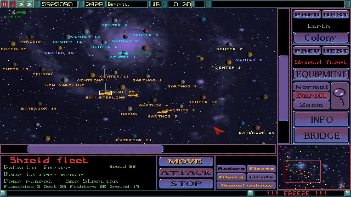 Screenshot for Imperium Galactica on PC