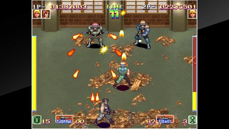 Screenshot for ACA NeoGeo: Shock Troopers on Nintendo Switch