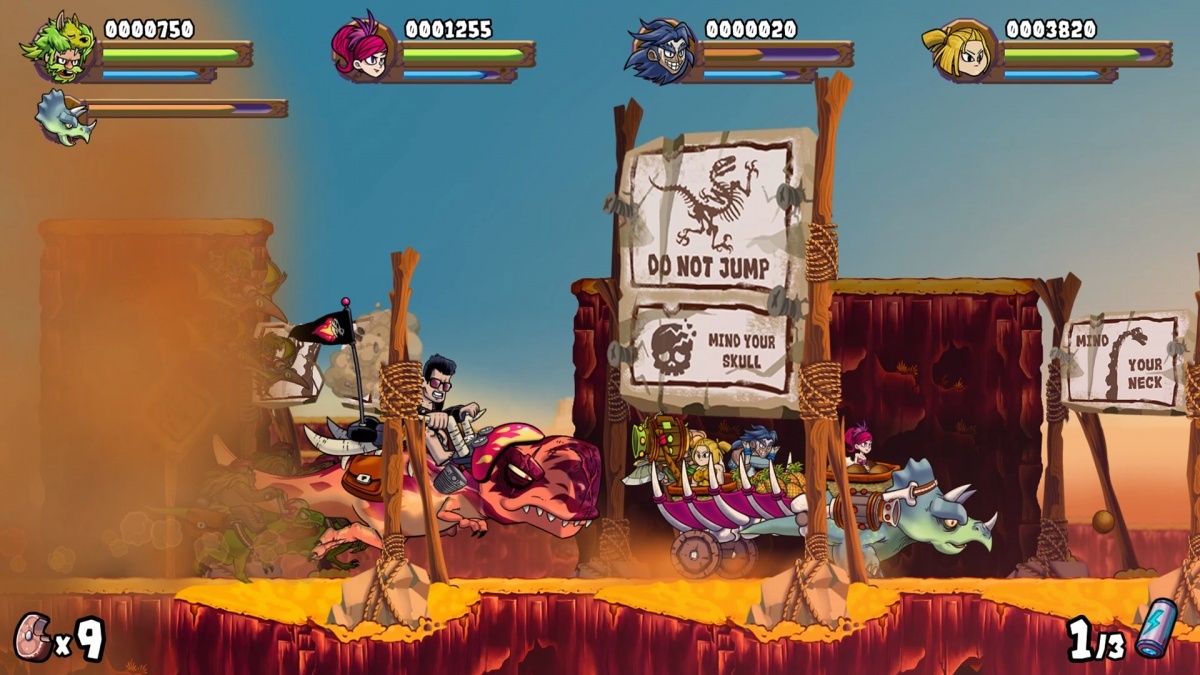 Screenshot for Caveman Warriors on PlayStation 4