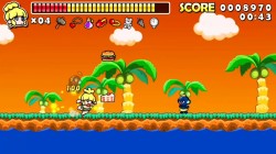 Screenshot for Wonder Boy Returns Remix - click to enlarge