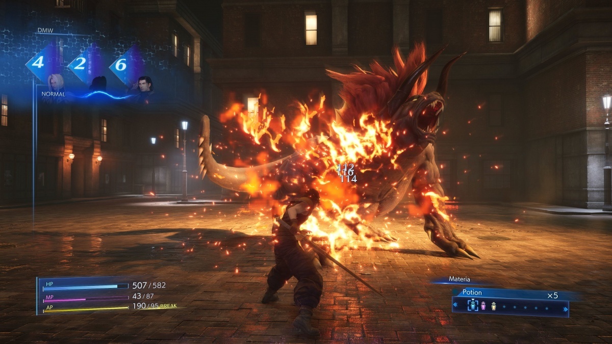 Screenshot for Crisis Core: Final Fantasy VII Reunion on PlayStation 4