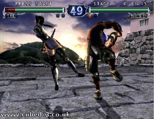 Screenshot for SoulCalibur II - click to enlarge