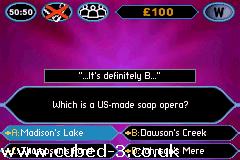 Screenshot for Who Wants To Be A Millionaire? 2nd Edition on Game Boy Advance