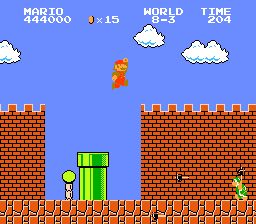 Screenshot for Super Mario Bros. - click to enlarge